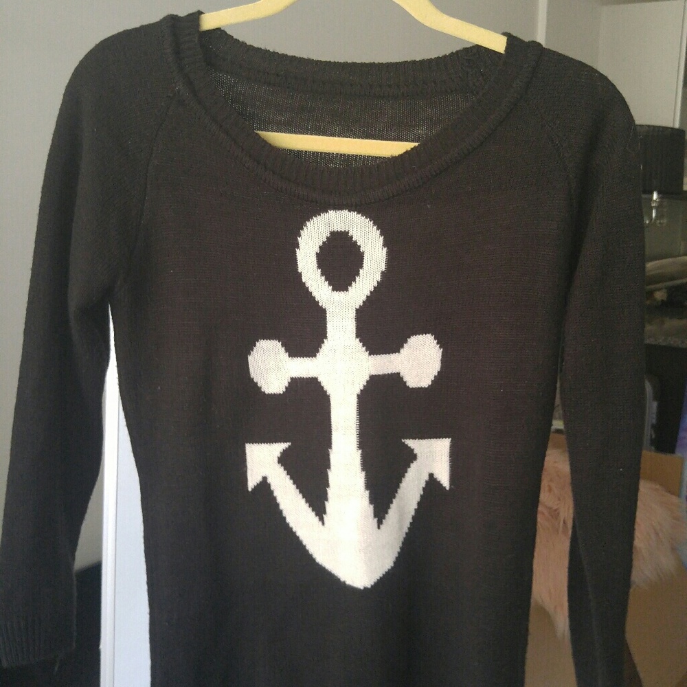 Chic Anchor Sweater